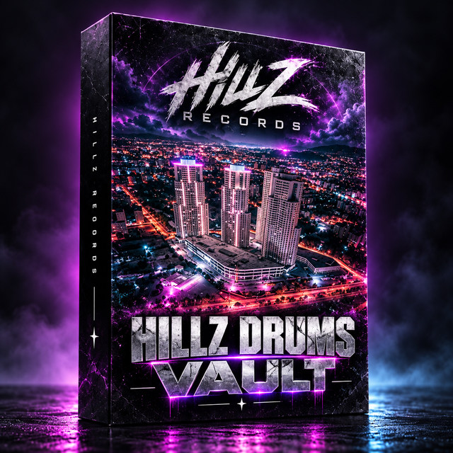 HILLZ DRUMS VAULT sample pack cover artwork